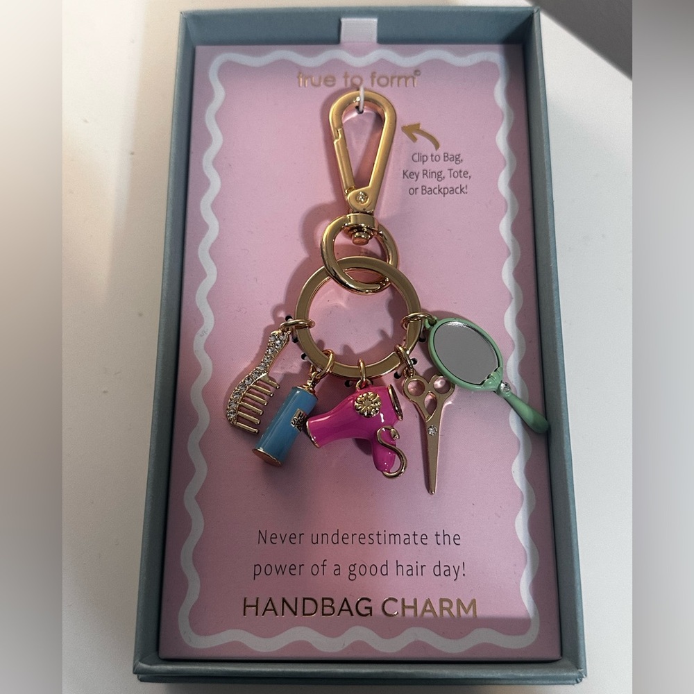 💖✨ Super Cute Handbag Charm for Hairdressers! ✂️💇‍♀️
